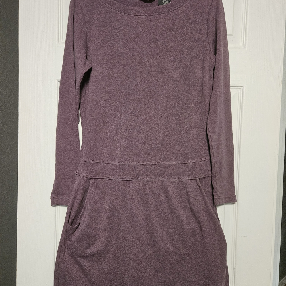 Merrell Marcy Performix Long Sleeve Dress Small Wisteria Purple